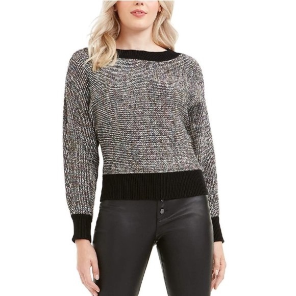 Bar III Metallic Dolman-Sleeve Sweater - Picture 1 of 5